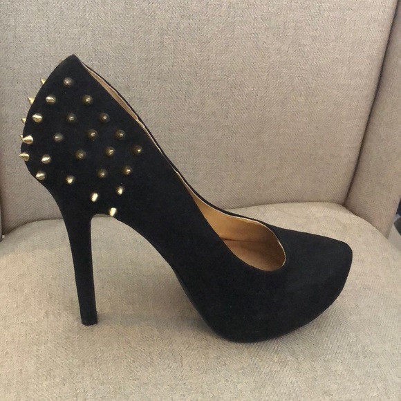 Forever 21 Shoes - LNEVER WORN! Black Spiked heels